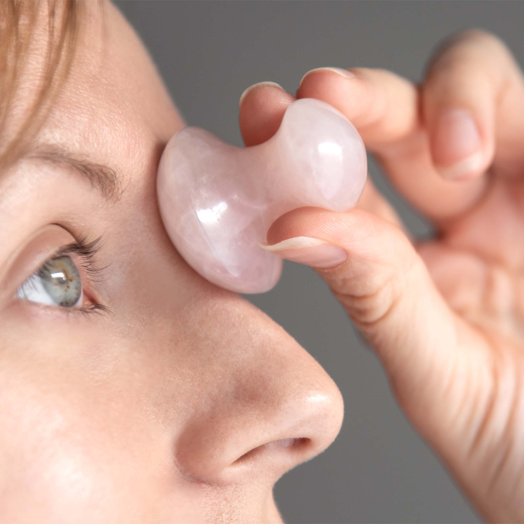 Pedra de massagem Gua Sha em forma de cogumelo