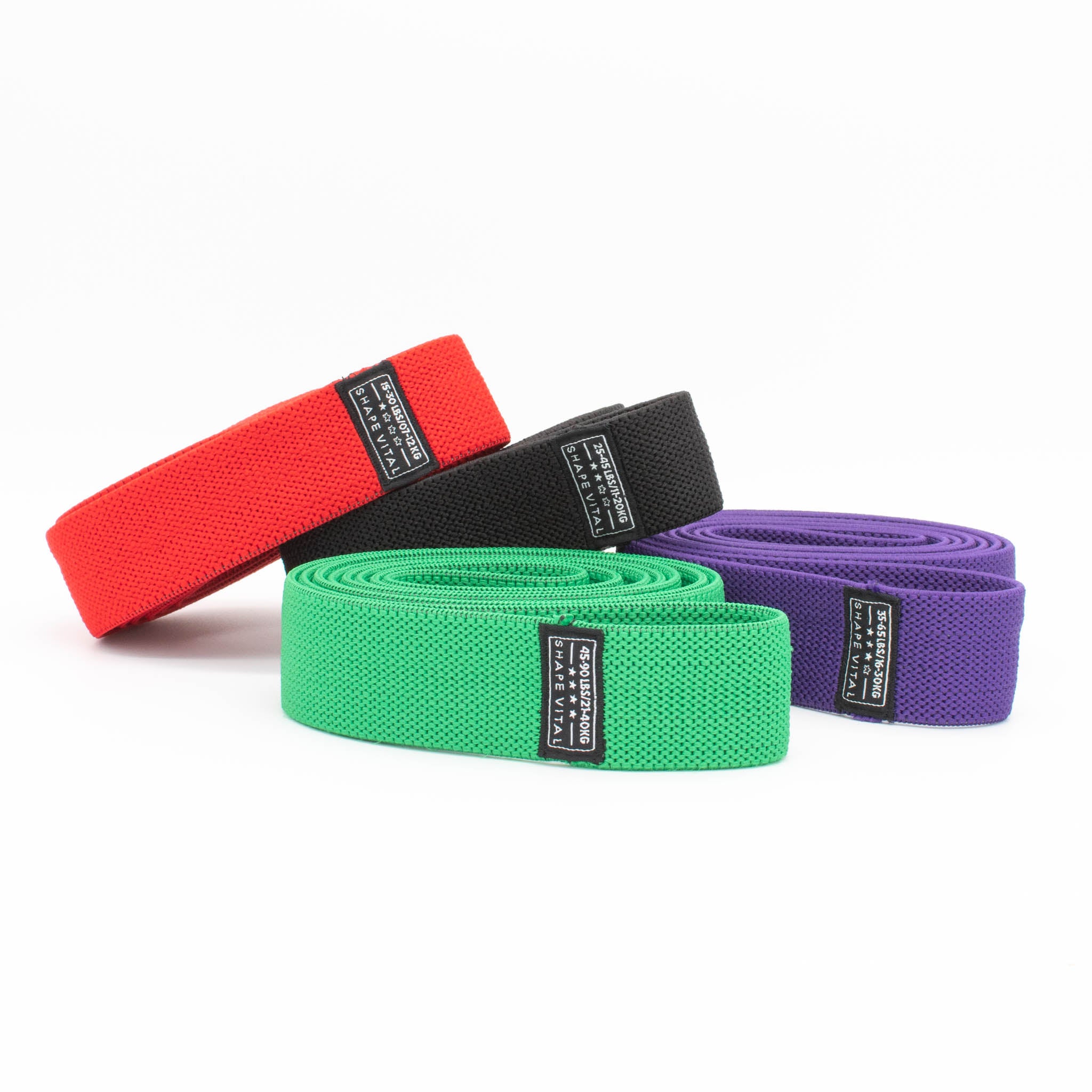 Bandas de fitness em tecido